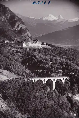 AK Hochzirl, Sanatorium, Viadukt, ungelaufen