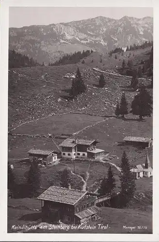 AK Scheffau, Kaindlhütte am Steinberg, ungelaufen