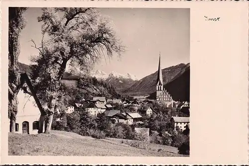 AK Imst, Stadtansicht mit Kirche, ungelaufen