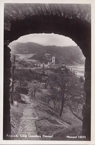 AK Friesach, Schloss Geyersberg, ungelaufen