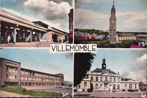 CP Villemomble, La Gare, L Eglise, La Mairie, ungelaufen