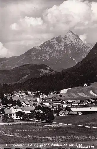 AK Bad Häring gegen Wilden Kaiser, ungelaufen