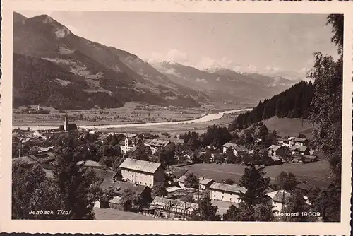 AK Jenbach, Stadtansicht, ungelaufen