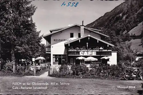 AK Fusch an der Großglocknerstraße, Cafe und Restaurant Lampenhäusl, ungelaufen