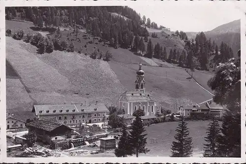 AK Gries am Brenner, Gasthof Weisses Rössl, Kirche, ungelaufen