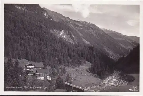 AK Ginzling, Alpengasthof Neubreitlahner, ungelaufen