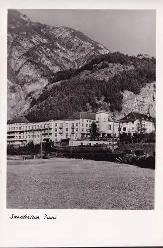 AK Zams, Sanatorium, Foto AK, ungelaufen