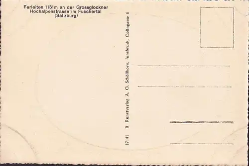 AK Ferleiten, Bernsteiners Tauerngasthof, ungelaufen