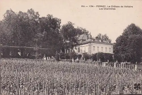 CPA Ferney, Le Chateau de Voltaire, Les Charmilles, non circule