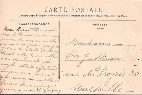 CPA Alais, Ales, Le Coq Hardi, Restauration, circule 1908