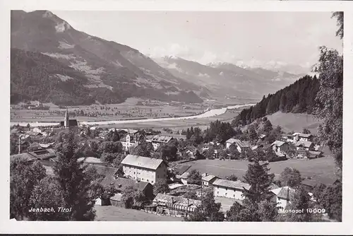 AK Jenbach, Ortsansicht mit Kirche, ungelaufen