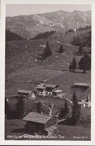 AK Scheffau, Kaindlhütte am Steinberg bei Kufstein, ungelaufen