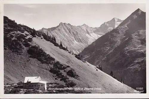 AK Mayrhofen, Brandbergkolm Haus, Zillertal, ungelaufen