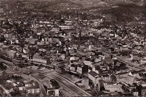 AK Wuppertal Elberfeld, Fliegeraufnahme, ungelaufen