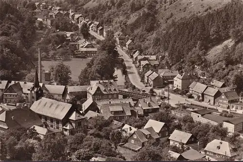 AK Mellenbach Glasbach, Stadtansicht, Kirche, gelaufen 1970