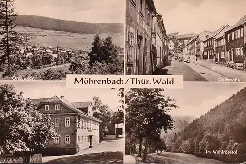AK Möhrenbach, Dorfstraße, Ratskeller, Stadtansicht, gelaufen 1965