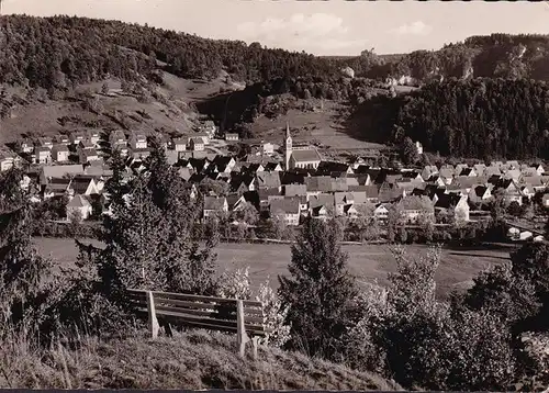 AK Fridingen, vue sur la ville, église, couru en 1964