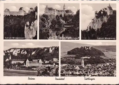 AK Donautal, Schloss Wilenstein, Schloss Sigmaringen, Schloss Werenwag, ungelaufen