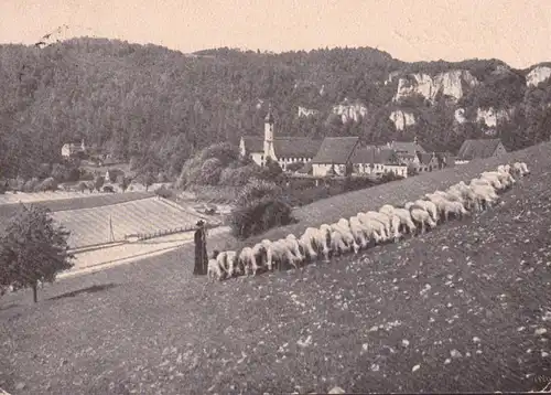 AK Beuron, Schäferidylle, gelaufen