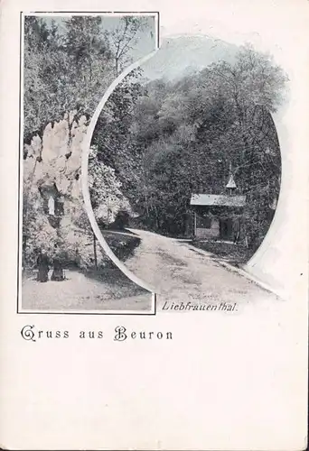 AK Gruse de Beuron, Vallée de la Bien-Aimée, incurvée