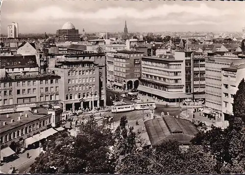 AK Hannover, Am Kröpcke, Bosch, Wormland, Laporte, gelaufen 1962