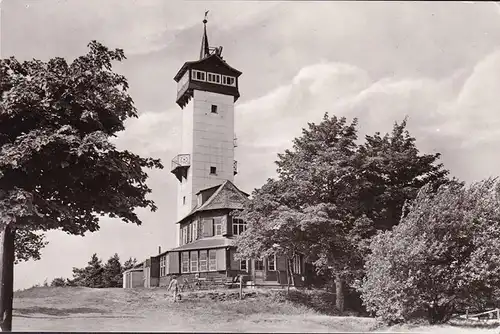 AK Oberweisbach, Tour de la Fröbel, Encart de l'angle, couru en 1982