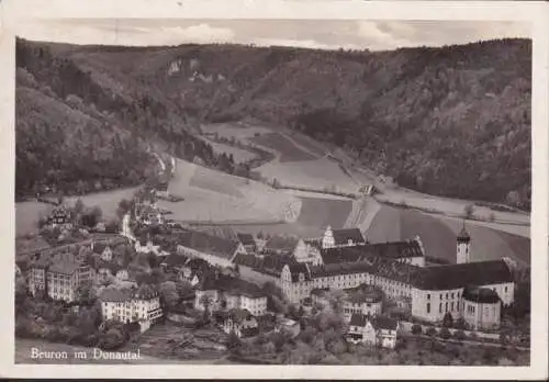 AK Beuron, Stadtansicht, Kloster, gelaufen 1931