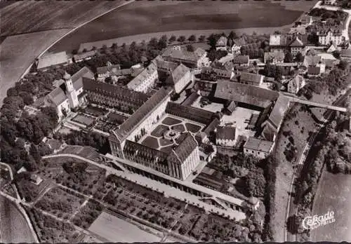 AK Beuron, monastère, photo aérienne, incurvée