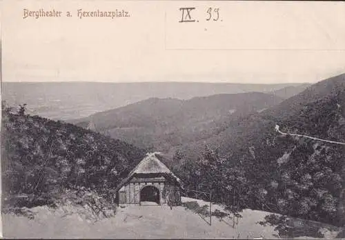 AK Bodetal, théâtre de montagne sur la place de la sorcière, incurable