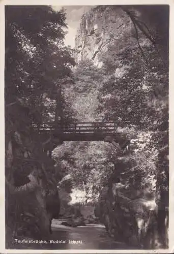 AK Bodetal, pont du diable, incurvé