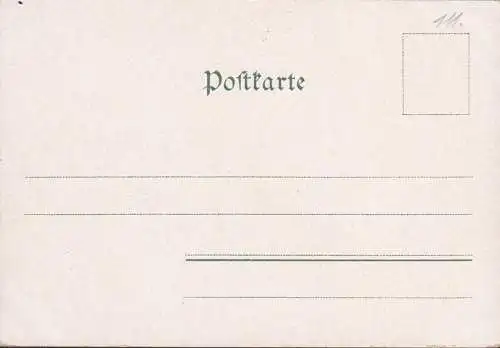 AK Bodetal, Hexentanzplatz, ungelaufen-datiert 1907