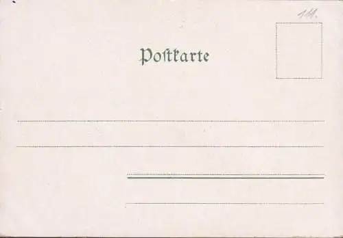 AK Bodetal, Hexentanzplatz, ungelaufen-datiert 1907