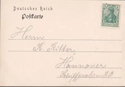 AK Gruss aus dem Bodetal, Schurre, ungelaufen-datiert 1902