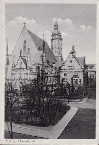 AK Leipzig, Thomaskirche, inachevé