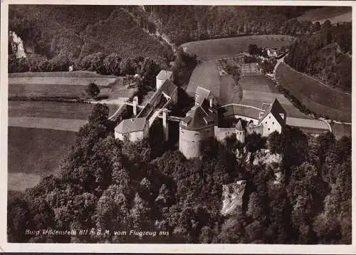 AK Leibertingen, château de Wildenstein, photo aérienne, couru en 1941