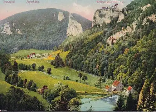 AK Fridingen, Schloss Bronnen, Jägerhaus, ungelaufen-datiert 1923
