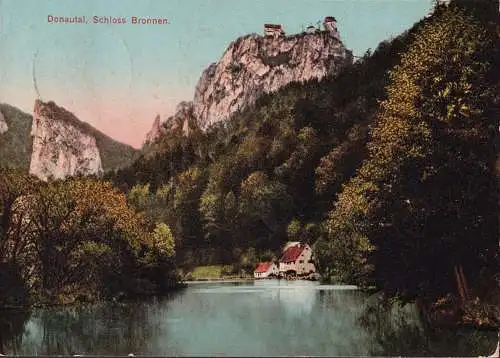 AK Fridingen, Château Bronnen. Couru en 1913