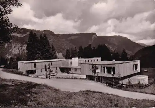 AK Oberstdorf, Jugendherberge Kornau, gelaufen 1962