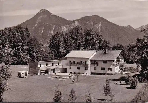 AK Niederaudorf, Sanatorium Dr. Arnold, Frohe Weihnachten, gelaufen 1958