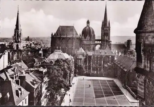 AK Bad Aachen, Dom mit Katschhof, ungelaufen