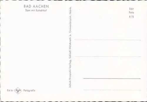 AK Bad Aachen, Dôme avec Katschhof, incurable