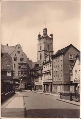AK Darmstadt, Stadtkirche, Gaststätte, ungelaufen