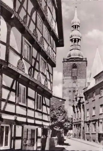 AK Soest, Blick auf die Petrikirche, ungelaufen