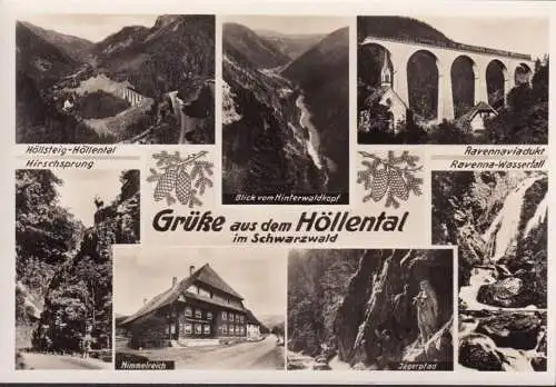 AK Höllental, Himmelreich, Hirschsprung, Ravennaviadukt, Jägerpfad, ungelaufen