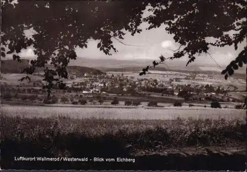 AK Wallmerod, vue du Eichberg, couru