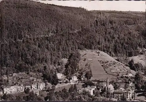 AK Bad Wildbad, Stadtansicht, gelaufen 1958