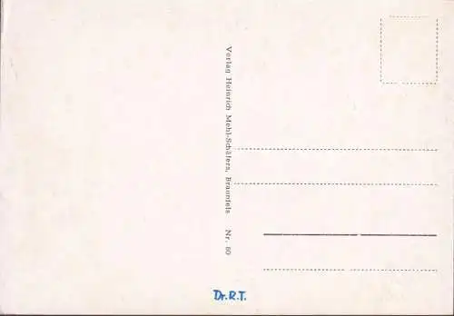 AK Braunfels, Turmschänke, Mercedes Benz, VW Käfer, ungelaufen