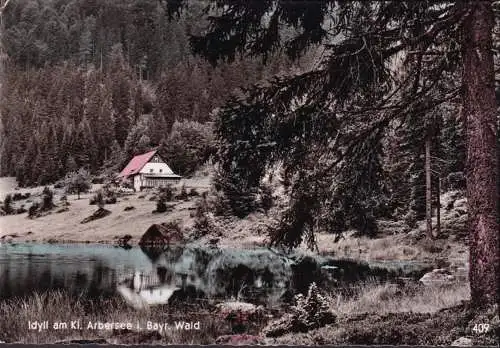 AK Lohberg, Idyll am Kleinen Arbersee, couru en 1963