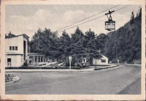 AK Bad Harzburg, Bergbahnhof, Gondel, gelaufen 1950