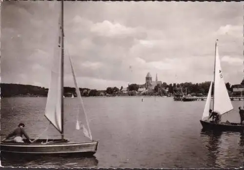 AK Ratzeburg, Ratzeburger See, Segelboote, gelaufen 1962